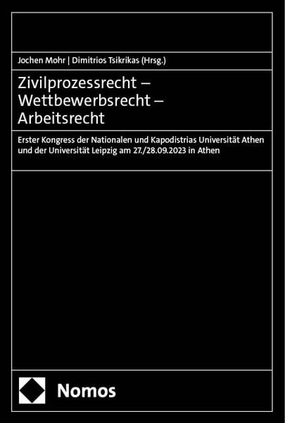 Produktbild: Zivilprozessrecht &ndash; Wettbewerbsrecht &ndash; Arbeitsrecht