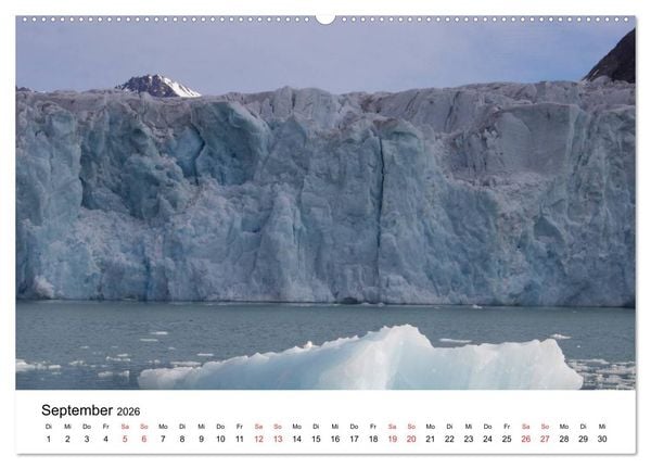 Produktbild: Svalbard 2026 (hochwertiger Premium Wandkalender 2026 DIN A2 quer), Kunstdruck in Hochglanz