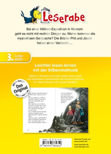 Produktbild: Leserabe mit Mildenberger Silbenmethode - Im Labyrinth der Finsternis