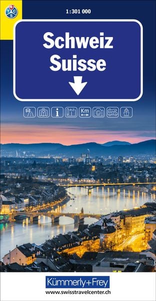 Kümmerly+Frey Strassenkarte TCS Schweiz 1:301.000, Sonstige von , Kümmerly+Frey, 9783259043042