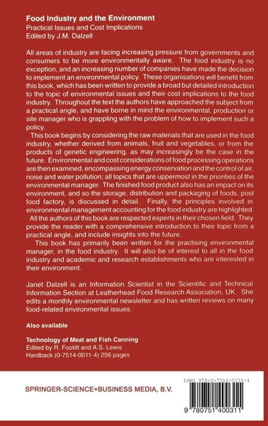 Produktbild: Food Industry and the Environment