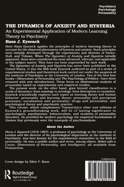Produktbild: The Dynamics of Anxiety and Hysteria