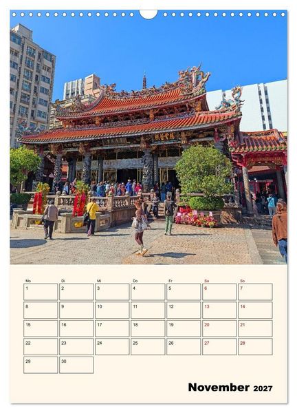 Produktbild: Taipeh &ndash; Stadt der Kontraste (Wandkalender 2027 DIN A3 hoch), CALVENDO Monatskalender