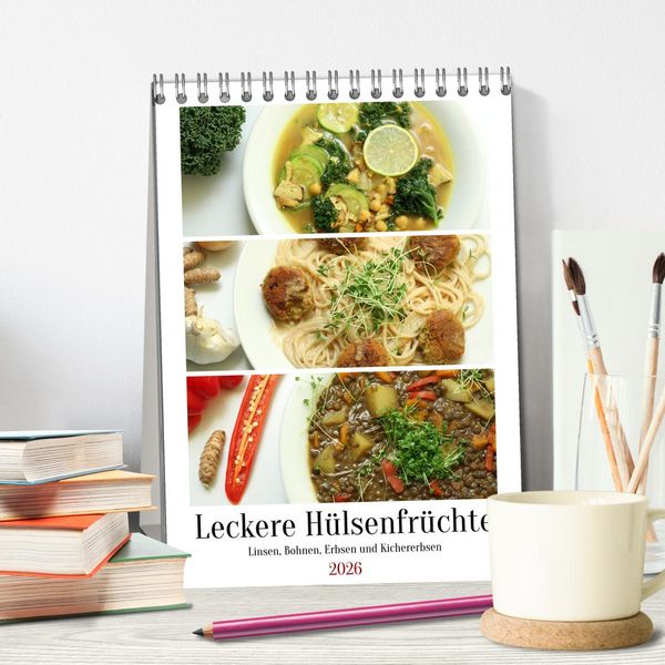 Produktbild: Leckere H&uuml;lsenfr&uuml;chte (Tischkalender 2026 DIN A5 hoch), CALVENDO Monatskalender
