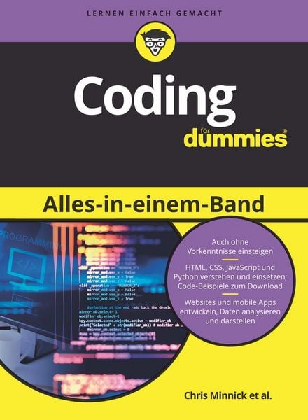 Produktbild: Coding Alles-in-einem-Band f&uuml;r Dummies
