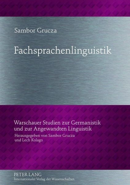 Produktbild: Fachsprachenlinguistik