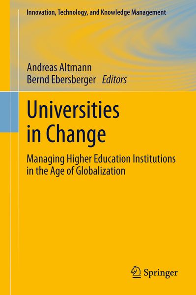 Produktbild: Universities in Change
