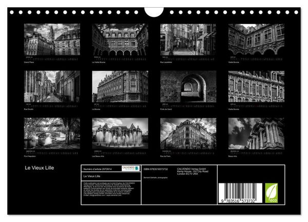 Produktbild: Le Vieux Lille (Calendrier mural 2026 DIN A4 vertical), CALVENDO calendrier mensuel