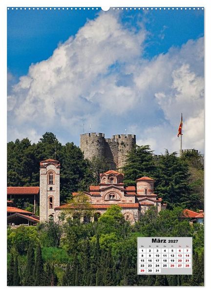 Produktbild: Orthodoxe Kirchen in Nordmazedonien (hochwertiger Premium Wandkalender 2027 DIN A2 hoch), Kunstdruck in Hochglanz