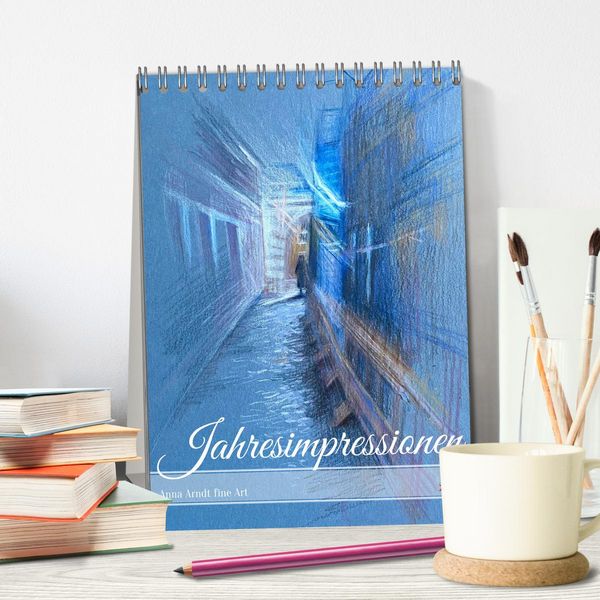 Produktbild: Anna Arndt Jahresimpressionen mit Planer (Tischkalender 2026 DIN A5 hoch), CALVENDO Monatskalender