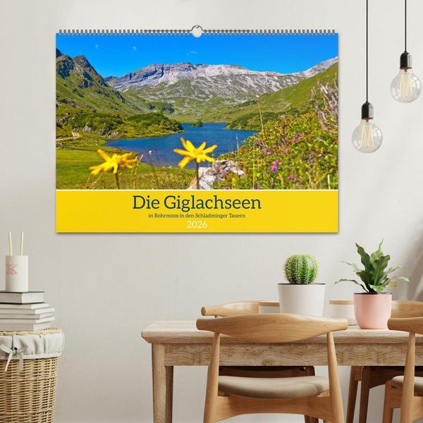 Produktbild: Die Giglachseen (Wandkalender 2026 DIN A2 quer), CALVENDO Monatskalender