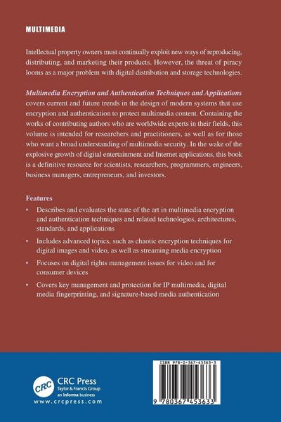 Produktbild: Multimedia Encryption and Authentication Techniques and Applications