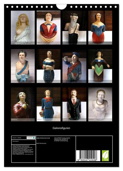 Produktbild: Galionsfiguren (Wandkalender 2026 DIN A4 hoch), CALVENDO Monatskalender