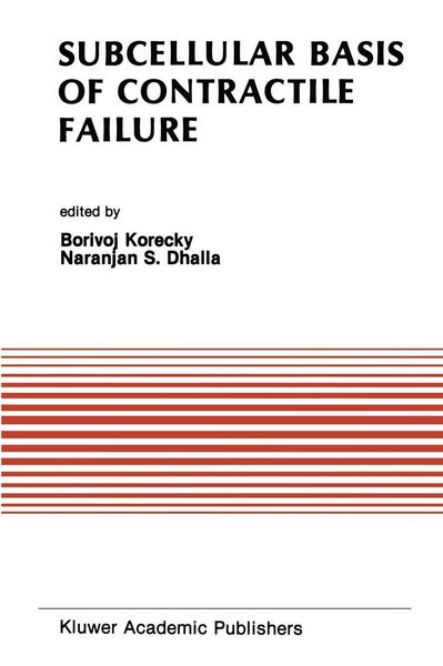 Produktbild: Subcellular Basis of Contractile Failure