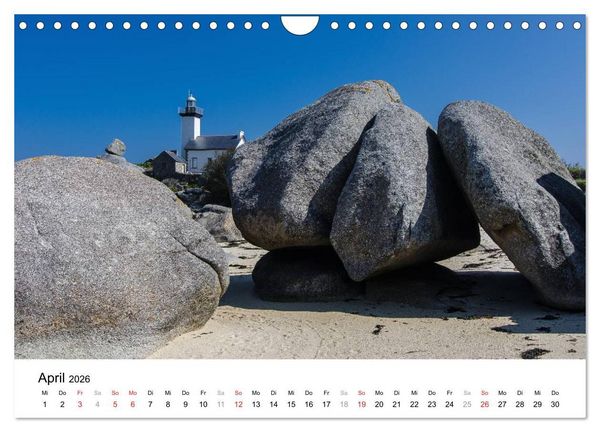 Produktbild: Bretonische Impressionen (Wandkalender 2026 DIN A4 quer), CALVENDO Monatskalender