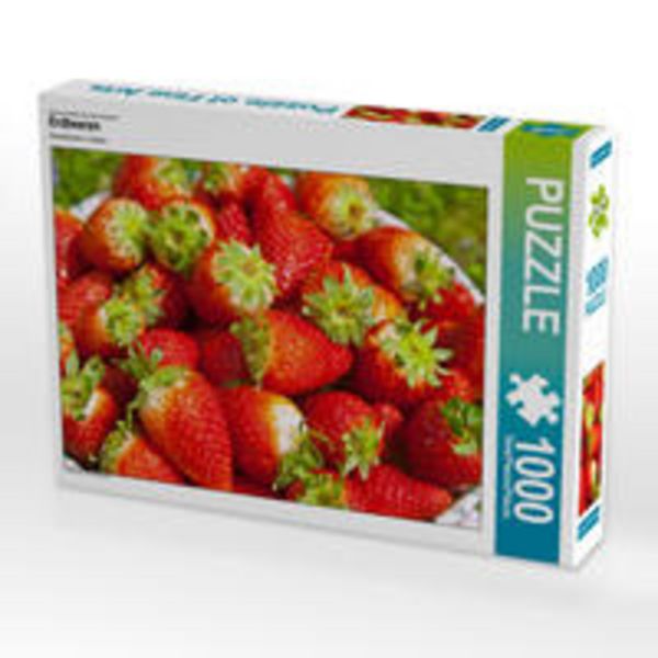 CALVENDO Puzzle Erdbeeren | 1000 Teile Lege-Größe 64x48cm Foto-Puzzle für glückliche Stunden