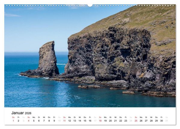 Produktbild: Neuseeland (Wandkalender 2026 DIN A2 quer), CALVENDO Monatskalender