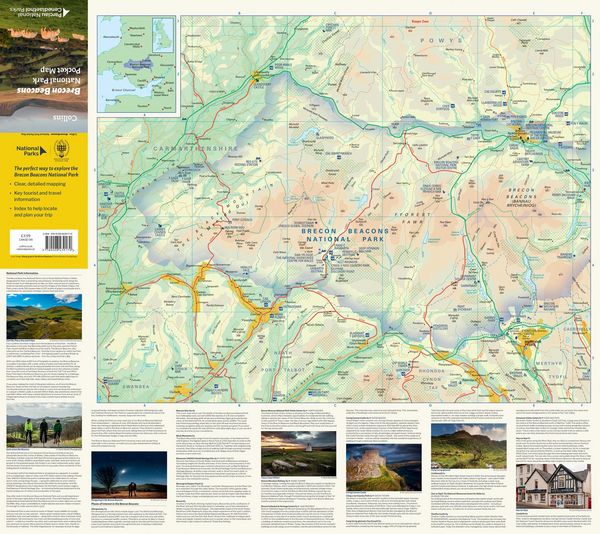 Produktbild: Brecon Beacons National Park Pocket Map