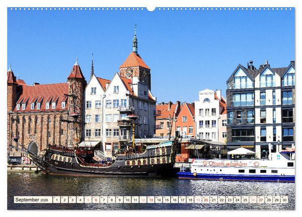 Produktbild: Zoppot und Danzig (Wandkalender 2026 DIN A2 quer), CALVENDO Monatskalender