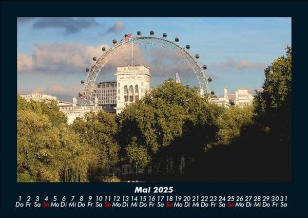 Produktbild: London 2025 Fotokalender DIN A5