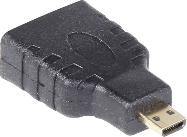 Produktbild: Joy-it K-1482 HDMI-Adapter Raspberry Pi&reg; [1x HDMI-Stecker D Micro - 1x HDMI-Buchse] geschirmt