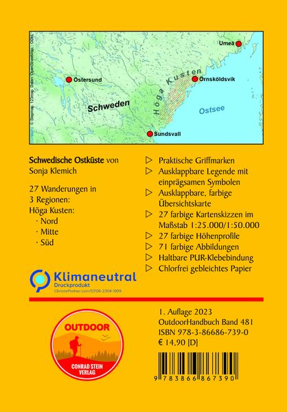 Produktbild: Schwedische Ostk&uuml;ste 27 Touren an der wilden und facettenreichen H&ouml;ga Kusten