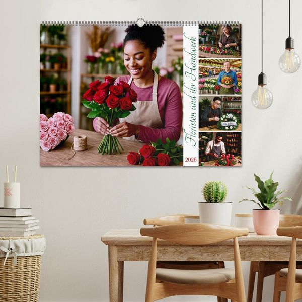Produktbild: Floristen und ihr Handwerk (Wandkalender 2026 DIN A2 quer), CALVENDO Monatskalender