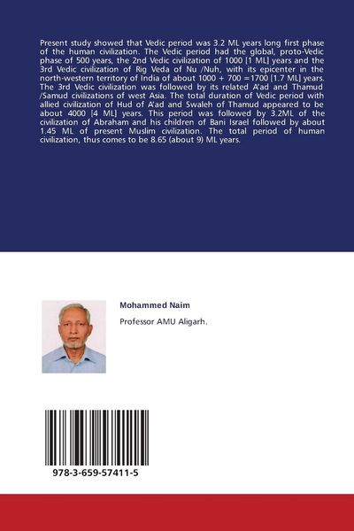Produktbild: Critical Review Of The History Of Human Civilization And Vedic- Period