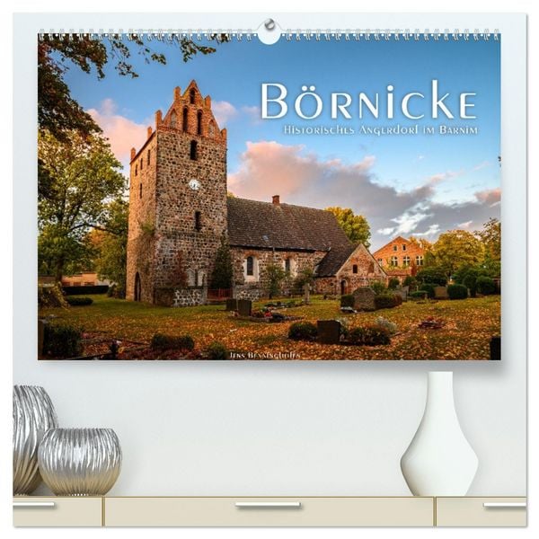 Produktbild: B&ouml;rnicke - Historisches Angerdorf im Barnim (hochwertiger Premium Wandkalender 2026 DIN A2 quer), Kunstdruck in Hochglanz