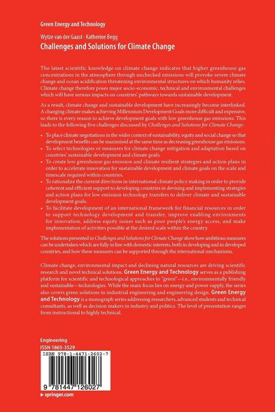 Produktbild: Challenges and Solutions for Climate Change