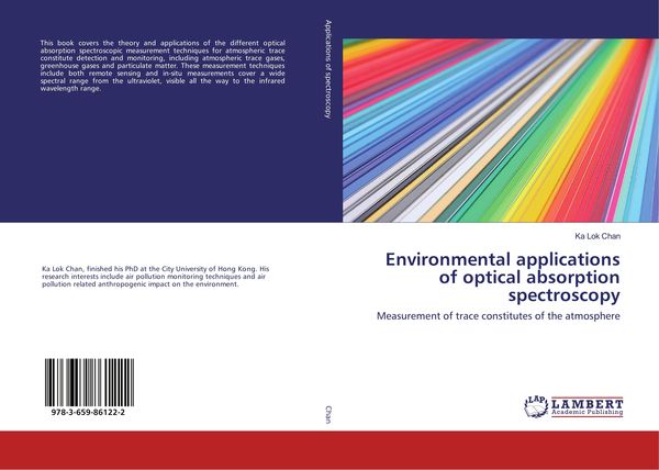 Produktbild: Environmental applications of optical absorption spectroscopy