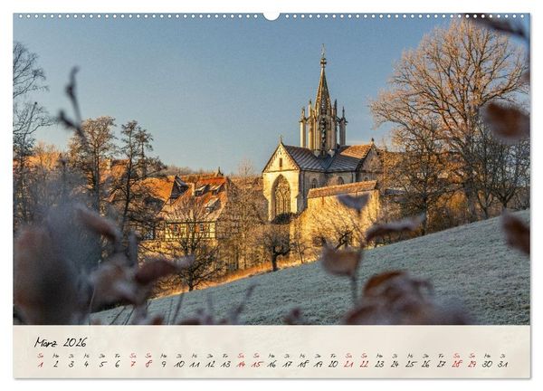Produktbild: Lieblingsorte in und um T&uuml;bingen (Wandkalender 2026 DIN A2 quer), CALVENDO Monatskalender