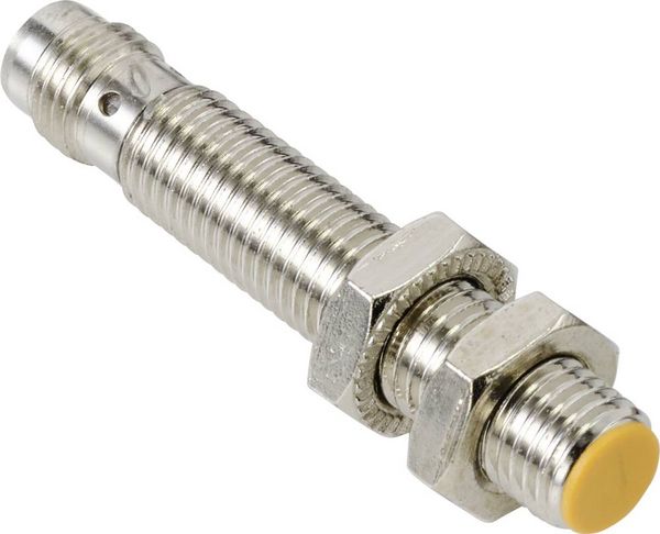 Produktbild: TRU COMPONENTS N&auml;herungsschalter Induktiv TC-9393048 TC-9393048 M8 b&uuml;ndig PNP (&Oslash; x L) 8 mm x 45.6 mm