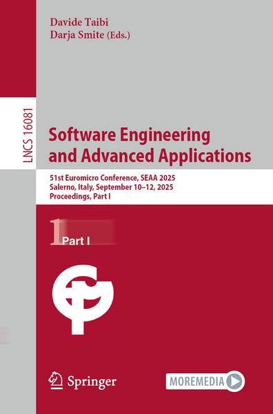 Produktbild: Software Engineering and Advanced Applications