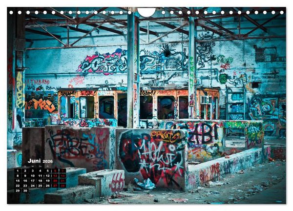 Produktbild: Verlassene Orte - Lost Places (Wandkalender 2026 DIN A4 quer), CALVENDO Monatskalender
