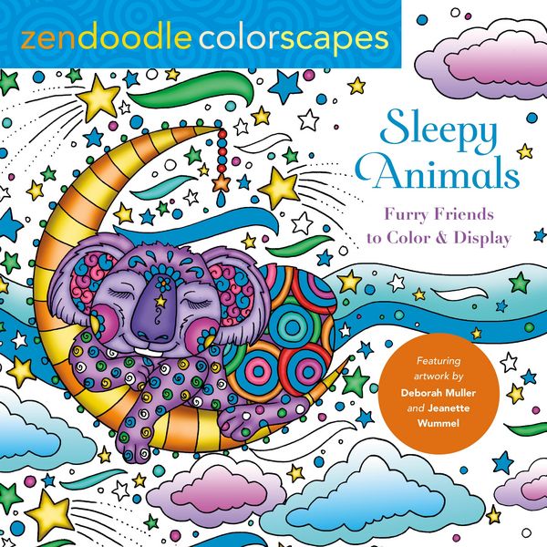 Produktbild: Zendoodle Colorscapes: Sleepy Animals