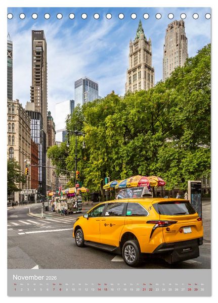 Produktbild: NEW YORK CITY Architektur und Atmosph&auml;re (Tischkalender 2026 DIN A5 hoch), CALVENDO Monatskalender