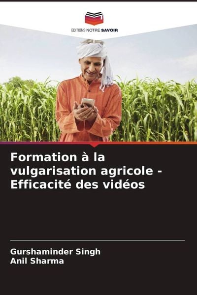 Produktbild: Formation &agrave; la vulgarisation agricole - Efficacit&eacute; des vid&eacute;os