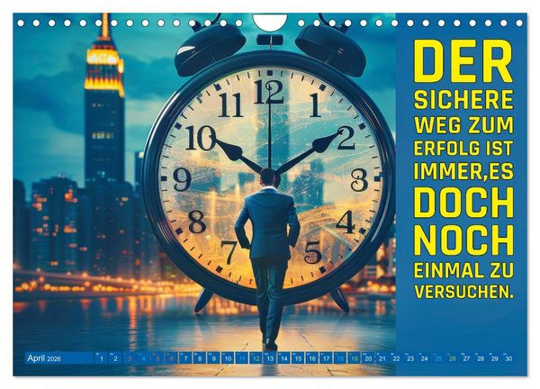 Produktbild: Im Flow der Zeit - im Hier und Jetzt (Wandkalender 2026 DIN A4 quer), CALVENDO Monatskalender