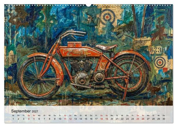Produktbild: Kult-Motorr&auml;der der USA (hochwertiger Premium Wandkalender 2027 DIN A2 quer), Kunstdruck in Hochglanz