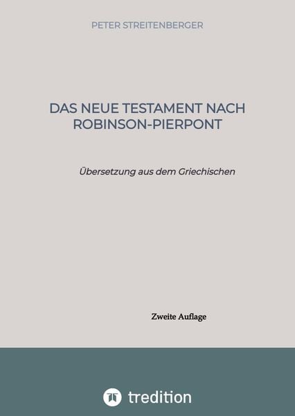 Produktbild: Das Neue Testament nach Robinson-Pierpont