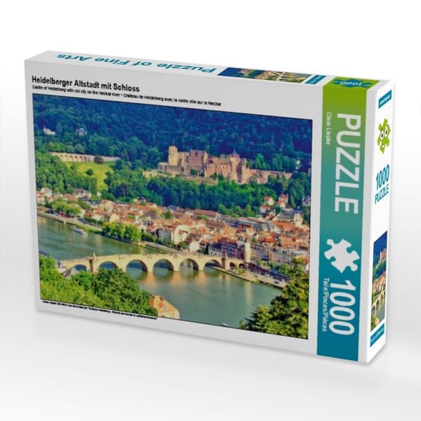 Produktbild: CALVENDO Puzzle Heidelberger Altstadt mit Schloss | 1000 Teile Lege-Gr&ouml;&szlig;e 64x48cm Foto-Puzzle f&uuml;r gl&uuml;ckliche Stunden