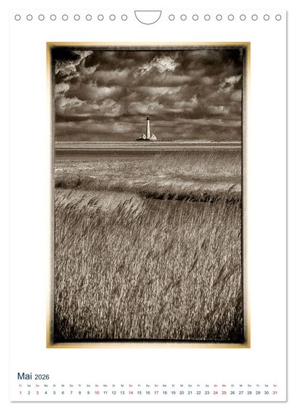 Produktbild: Nordseebrise - Bezauberndes Nordfriesland (Wandkalender 2026 DIN A4 hoch), CALVENDO Monatskalender