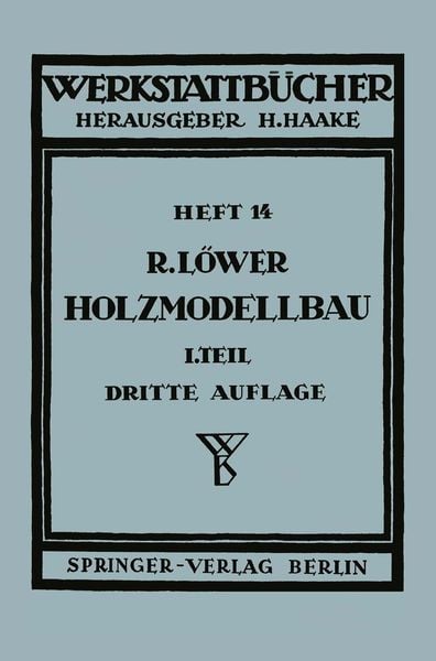 Produktbild: Der Holzmodellbau