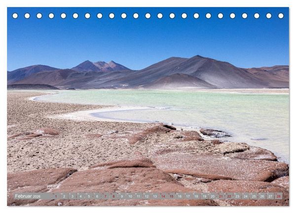 Produktbild: Chile - S&uuml;damerikas Geheimtipp im Farbrausch (Tischkalender 2026 DIN A5 quer), CALVENDO Monatskalender