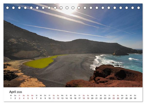 Produktbild: Lanzarote - Die Farben der Natur (Tischkalender 2026 DIN A5 quer), CALVENDO Monatskalender