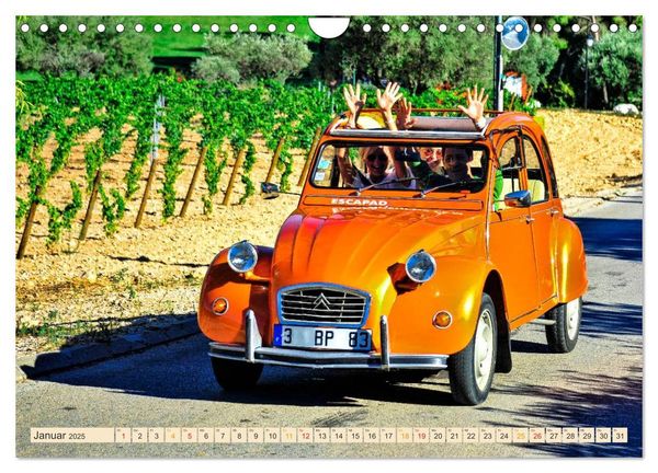 Produktbild: Citro&euml;n 2CV - die Ente (Wandkalender 2025 DIN A4 quer), CALVENDO Monatskalender