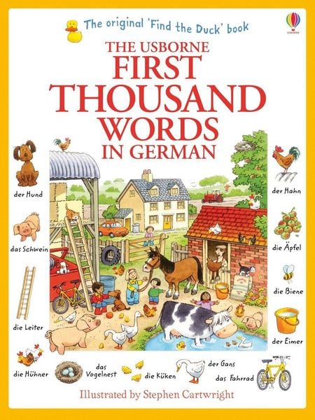 First Thousand Words in German, Taschenbuch von Heather Amery, Usborne Publishing Ltd, 978-1-4095-8303-5