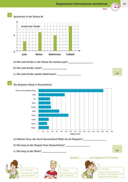 Produktbild: Klett Sicher ins Gymnasium 15-Minuten-Kurztests Deutsch 4. Klasse