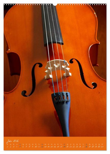 Produktbild: Geliebtes Cello (hochwertiger Premium Wandkalender 2026 DIN A2 hoch), Kunstdruck in Hochglanz